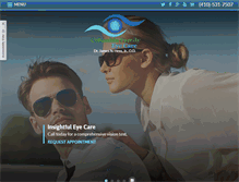 Tablet Screenshot of columbiaeyecare.com